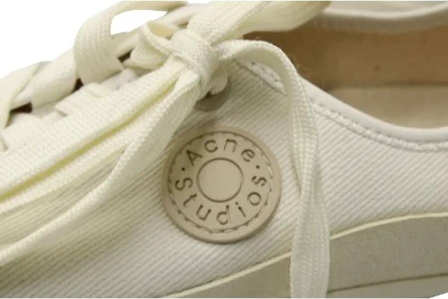 Acne Studios Pre-owned Canvas sneakers White Dames