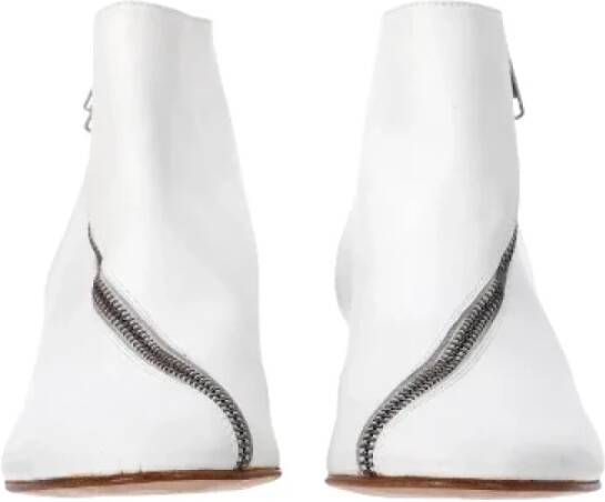 Acne Studios Pre-owned Leather boots White Dames