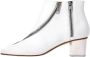 Acne Studios Pre-owned Leather boots White Dames - Thumbnail 4