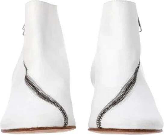Acne Studios Pre-owned Leather boots White Dames