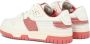 Acne Studios Lage Pop M Sneakers Leer Wit Roze White Dames - Thumbnail 8