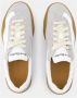 Acne Studios Wit bruin leren sneakers Ronde neus White Heren - Thumbnail 4