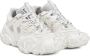Acne Studios Bolzter Tumbled Low-Top Sneakers White Heren - Thumbnail 2