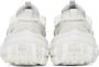 Acne Studios Bolzter Tumbled Low-Top Sneakers White Heren - Thumbnail 4