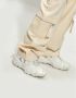 Acne Studios Bolzter Tumbled Low-Top Sneakers White Heren - Thumbnail 6