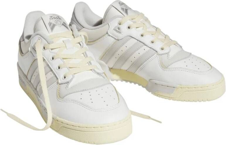 Adidas Klassieke witte leren sneakers Wit Heren