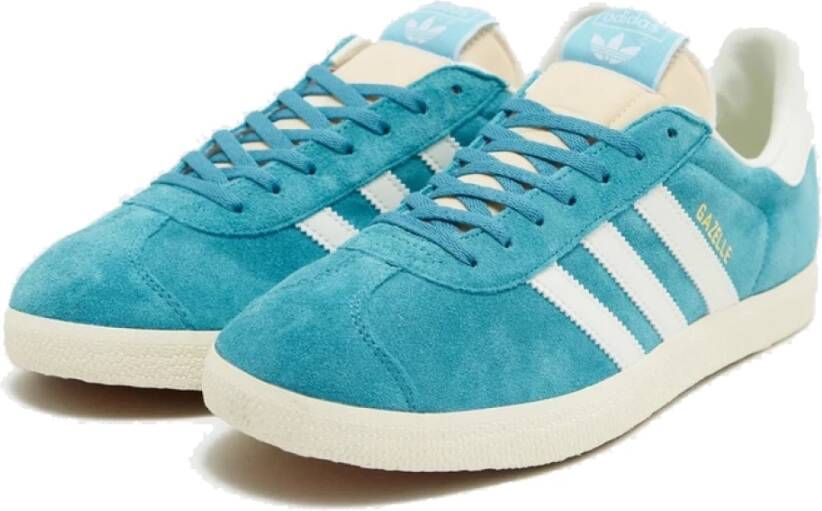 Adidas Arctic Fusion & Cream White Gazelle Sneakers Blauw Heren