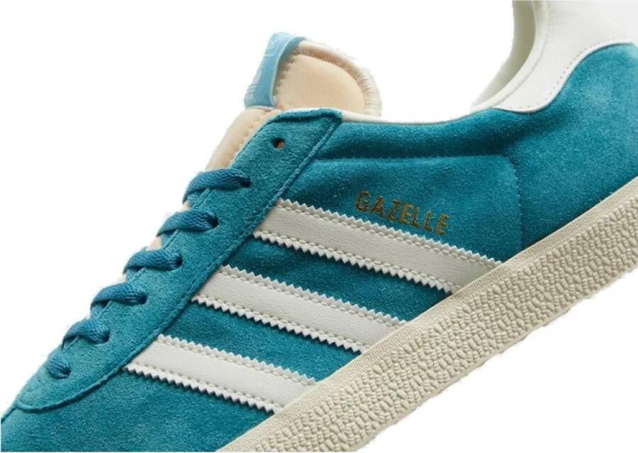 Adidas Arctic Fusion & Cream White Gazelle Sneakers Blauw Heren