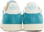 Adidas Arctic Fusion & Cream White Gazelle Sneakers Blauw Heren - Thumbnail 4