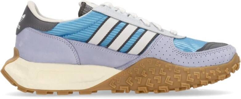 Adidas Blauwe Dawn Lage Sneaker met Boost Tussenzool Blue Heren