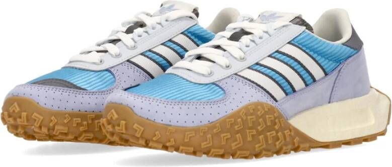 Adidas Blauwe Dawn Lage Sneaker met Boost Tussenzool Blue Heren