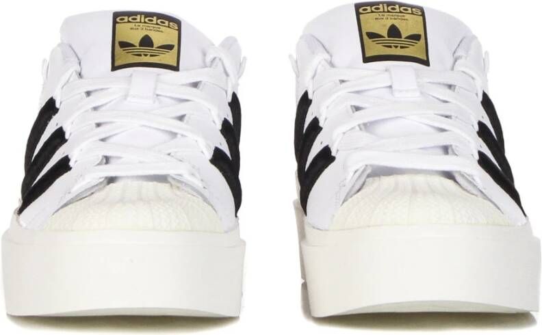 Adidas Bonega Lage Sneaker Cloud White Zwart White Dames
