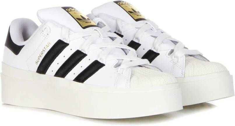 Adidas Bonega Lage Sneaker Cloud White Zwart White Dames