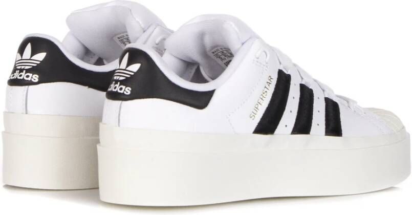 Adidas Bonega Lage Sneaker Cloud White Zwart White Dames