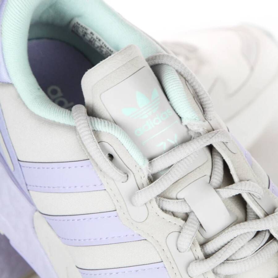 Adidas Boost Lage Sneaker Grijs Violet Mint