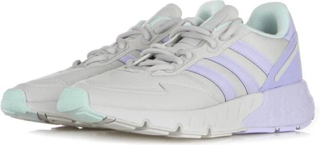 Adidas Boost Lage Sneaker Grijs Violet Mint Multicolor Heren
