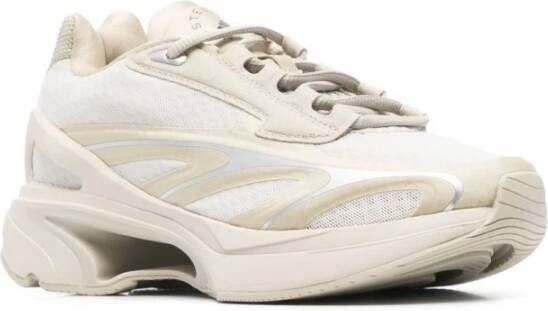 Adidas by Stella McCartney Ecru Veterschoenen met dikke zool