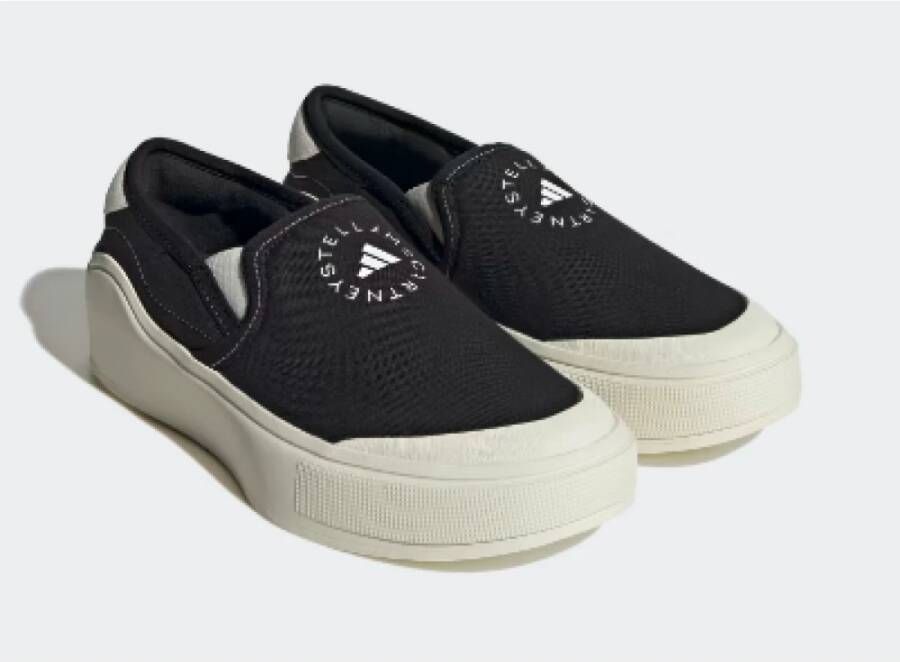 adidas by stella mccartney Logo Print Slip-On Sneakers Black Dames
