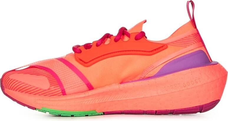 adidas by stella mccartney Neon Oranje Sneakers met Primeknit Bovenwerk Multicolor Dames