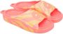 Adidas by stella mccartney Roze Slide Turbo Sandaal Logo Print Multicolor Dames - Thumbnail 3