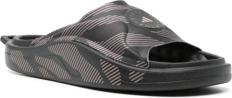 adidas by stella mccartney Slide Sandalen Black Dames