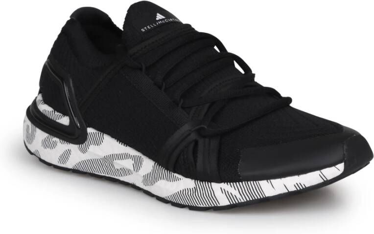 Adidas by stella mccartney UltraBoost 20 Zwarte Sneaker met Witte Details  Zwart - Schoenen.nl