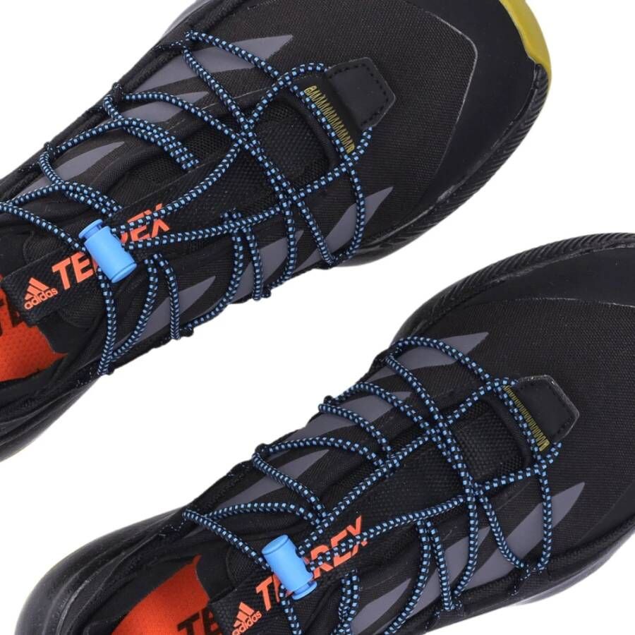 Adidas Canvas Outdoor Schoen met Elastische Veters Black Heren