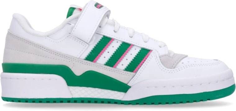 Adidas Cloud White Groen Roze Lage Schoen White Dames