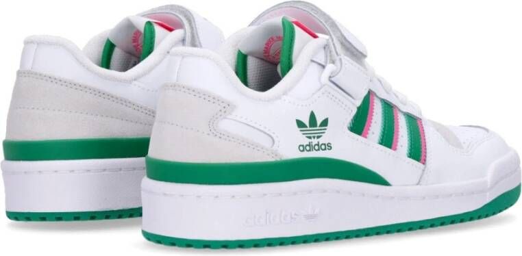 Adidas Cloud White Groen Roze Lage Schoen White Dames