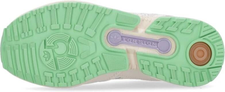 Adidas Cloud White Lage Schoen met Mint Accenten White Dames