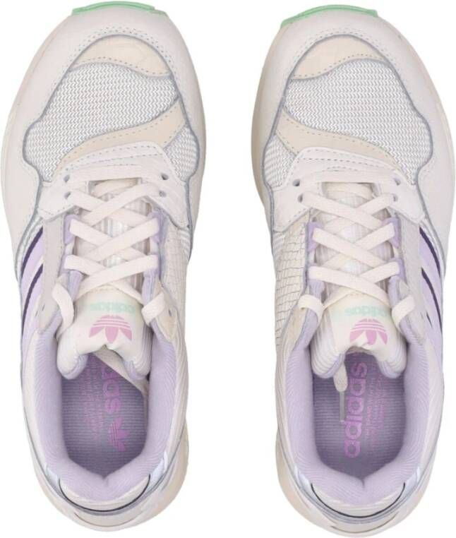 Adidas Cloud White Lage Schoen met Mint Accenten White Dames