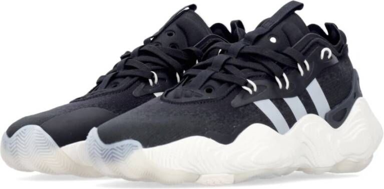 Adidas Core Black Basketbalschoen Vetersluiting Black Heren