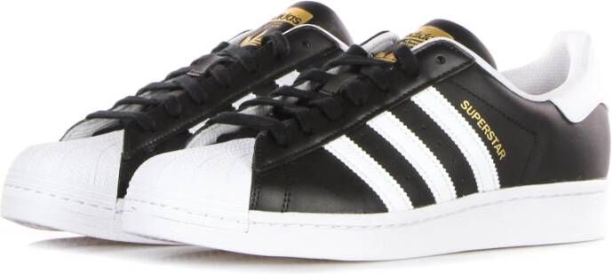 Adidas Core Black Low-Top Sneaker Goud Metallic Black Heren