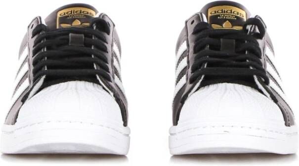Adidas Core Black Low-Top Sneaker Goud Metallic Black Heren