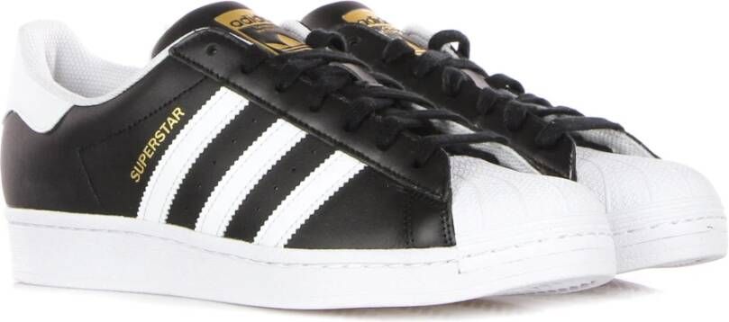 Adidas Core Black Low-Top Sneaker Goud Metallic Black Heren