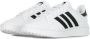 Adidas Court J Lage Schoen in Cloud White Zwart White - Thumbnail 15