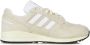 Adidas Crème Witte Lage Sneaker met 3 Strepen Beige Heren - Thumbnail 2