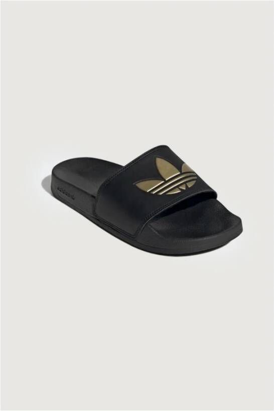 Adidas Dames Slippers Zwart Effen Lente Zomer Zwart Dames