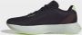 Adidas Performance Duramo SL hardloopschoenen zwart donkerbruin neongroen - Thumbnail 4