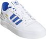 Adidas Nieuwe leren sneakers voor dames met synthetische voering en rubberen zool White Dames - Thumbnail 5