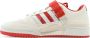 Adidas Originals Forum Low Heren Sneakers Schoenen Wit-Rood GW2043 - Thumbnail 4
