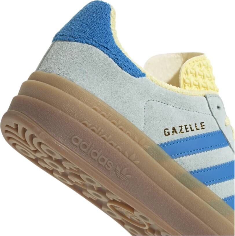 Adidas Gazelle Bold Sneakers Blauw Geel Multicolor Dames