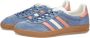 Adidas Gazelle Indoor Sneakers Blauw Wonder Multicolor Heren - Thumbnail 2