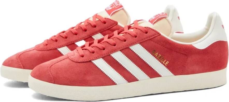 Adidas Gazelle Rood & Off White Sneakers Rood Heren