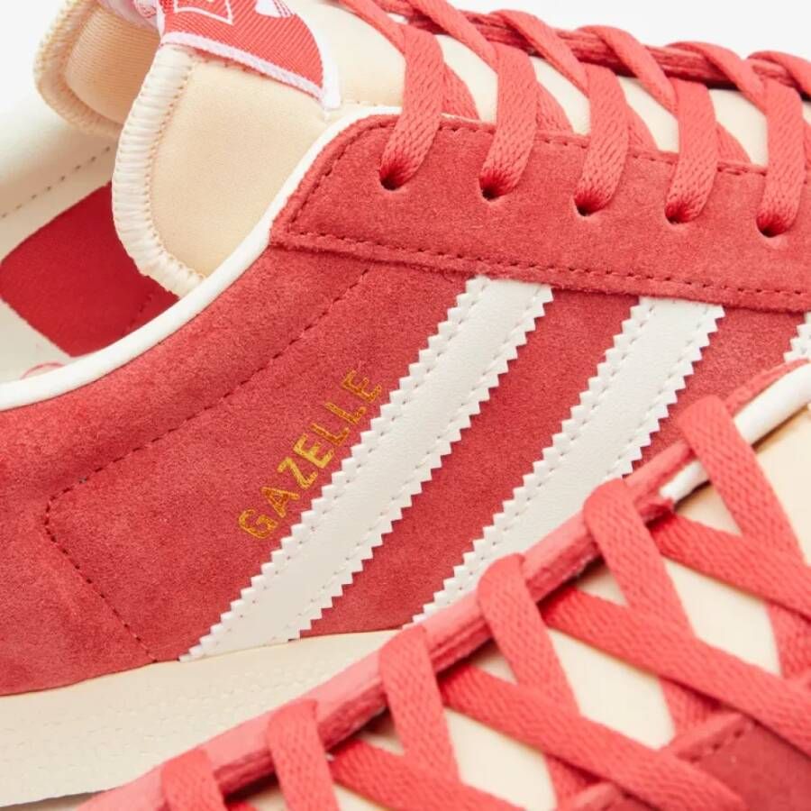 Adidas Gazelle Rood & Off White Sneakers Rood Heren