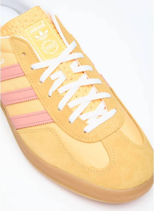 Adidas Gestructureerde Gazelle Indoor Sneakers Orange Heren