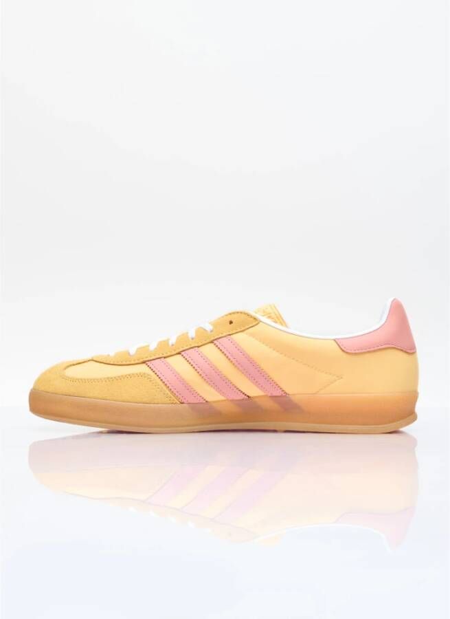 Adidas Gestructureerde Gazelle Indoor Sneakers Orange Heren