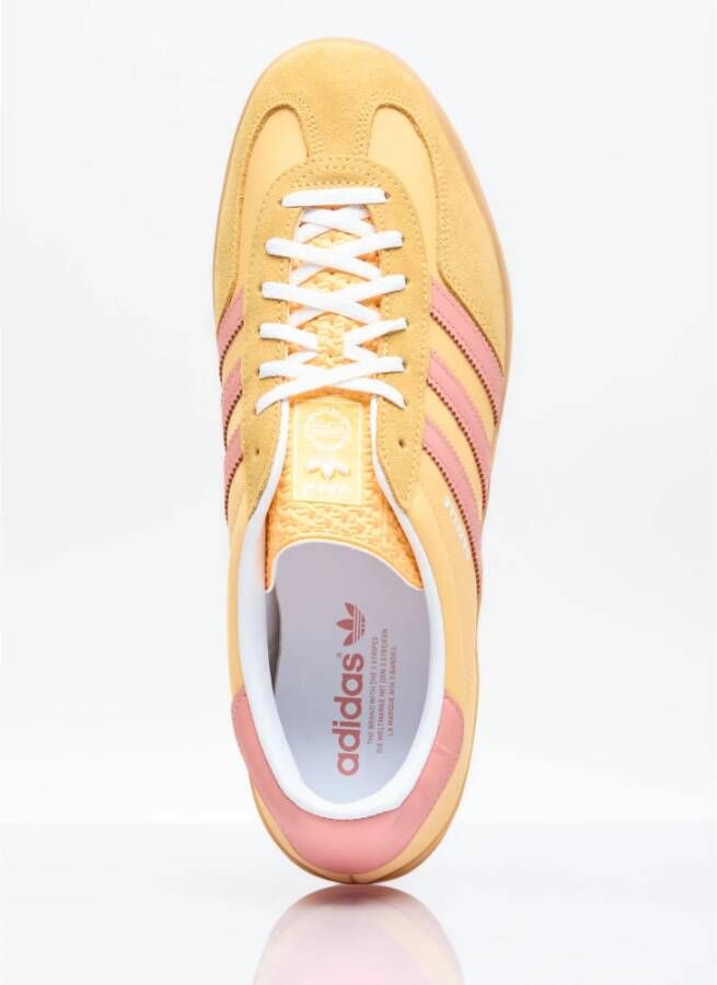 Adidas Gestructureerde Gazelle Indoor Sneakers Orange Heren