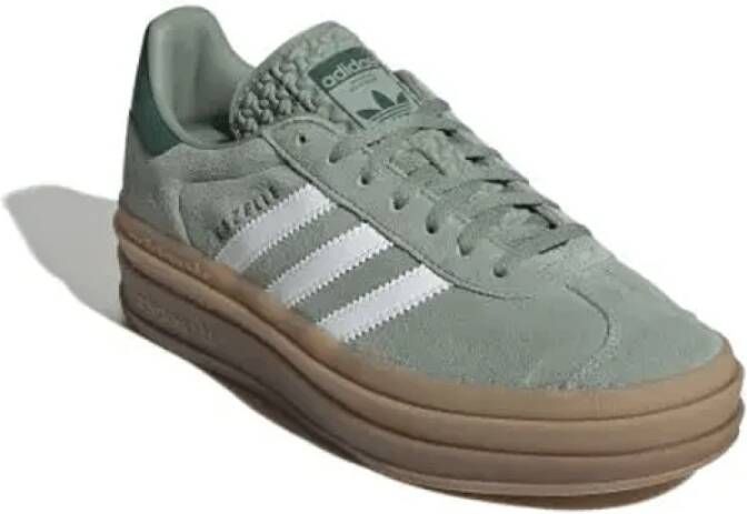 Adidas Gewaagd Zilver Groen Wit Sneakers Gazelle