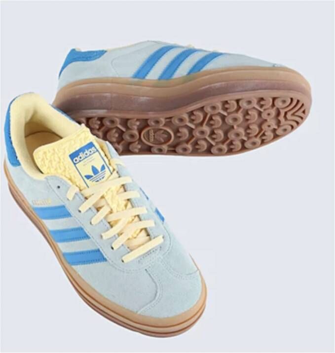 Adidas Gewaagde Gazelle Platform Sneakers Dames Blauw
